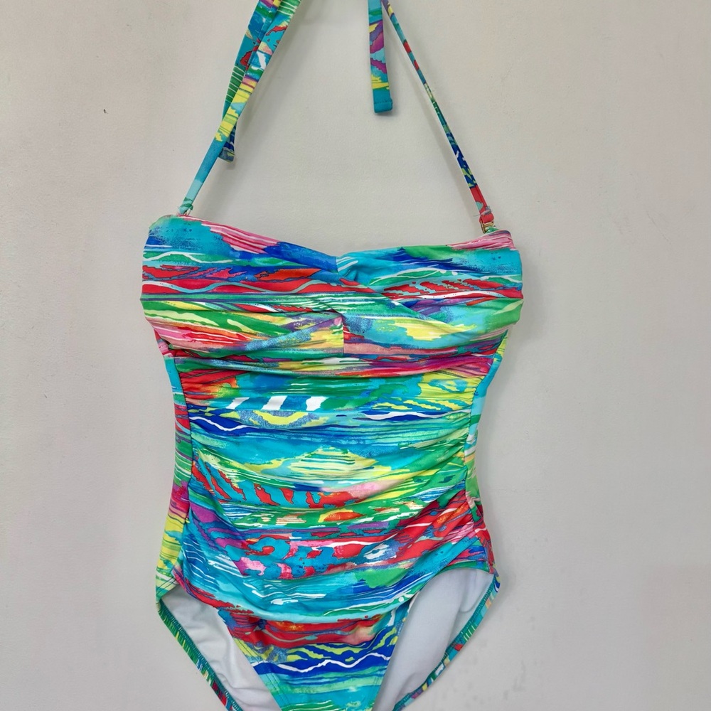 Pre-owned RALPH LAUREN size 4 Multicolor one piece swimsuit